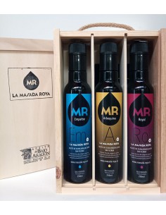 3 botellas de aceite AOVE a...